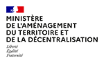 Le logo du Ministère de l'aménagement du territoire et de la décentralisation